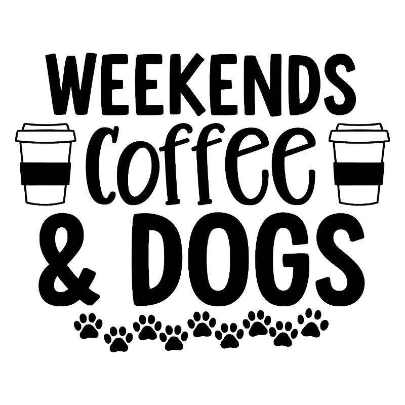 Wochenenden Kaffee Und Hunde