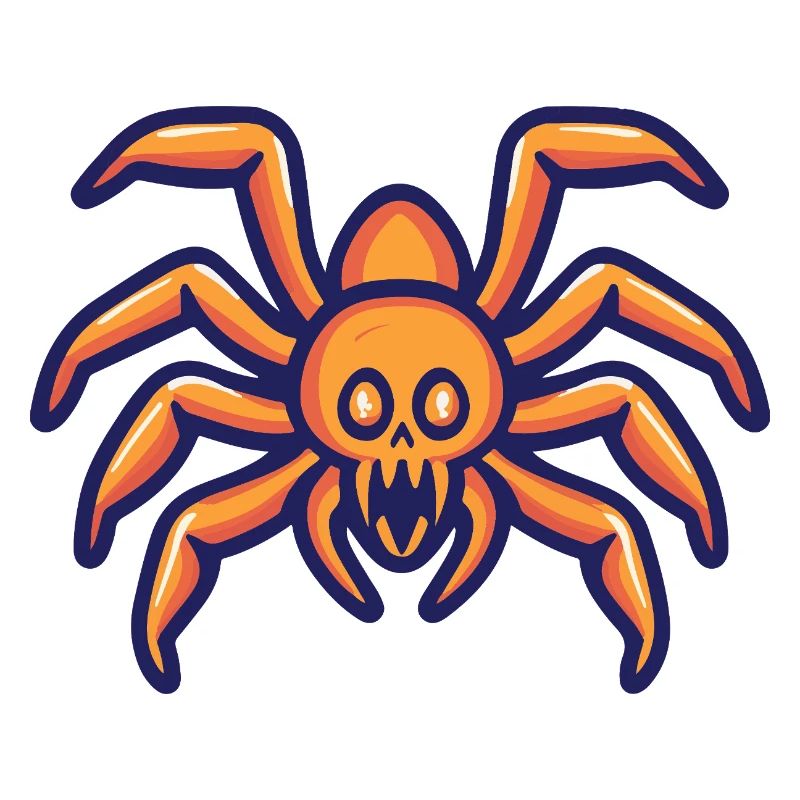 Tarantula Halloween Comic Spider