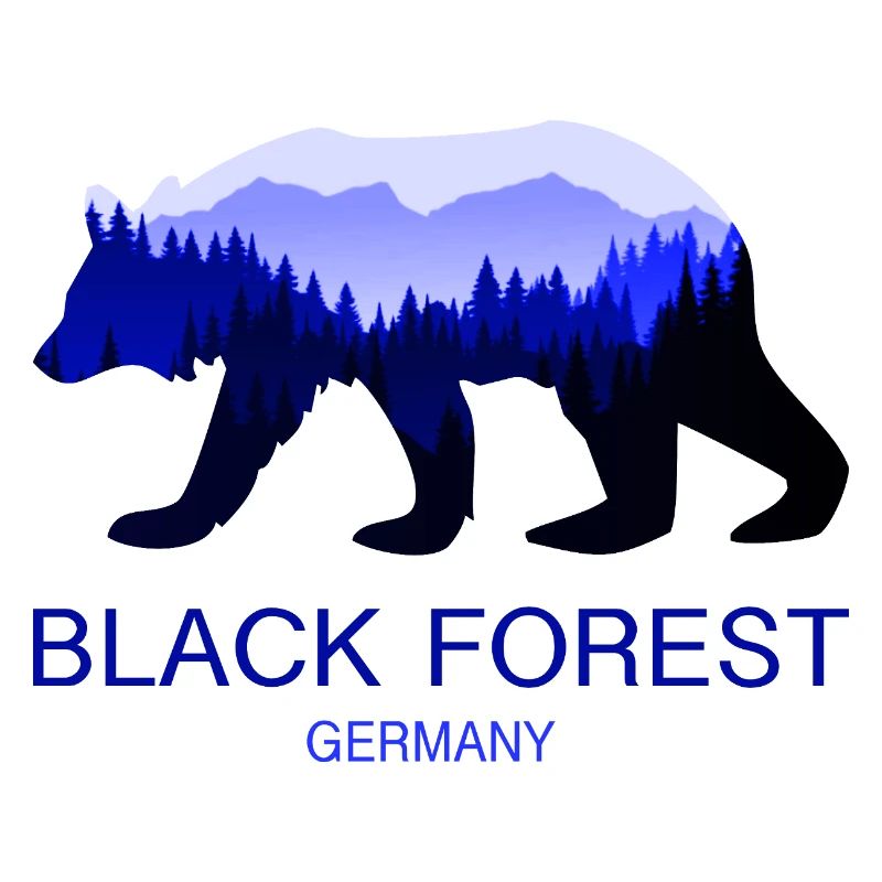 Black Forest Bear Forest Tree