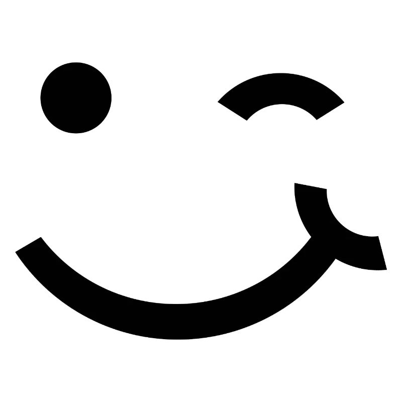 Winking face, Wink smile