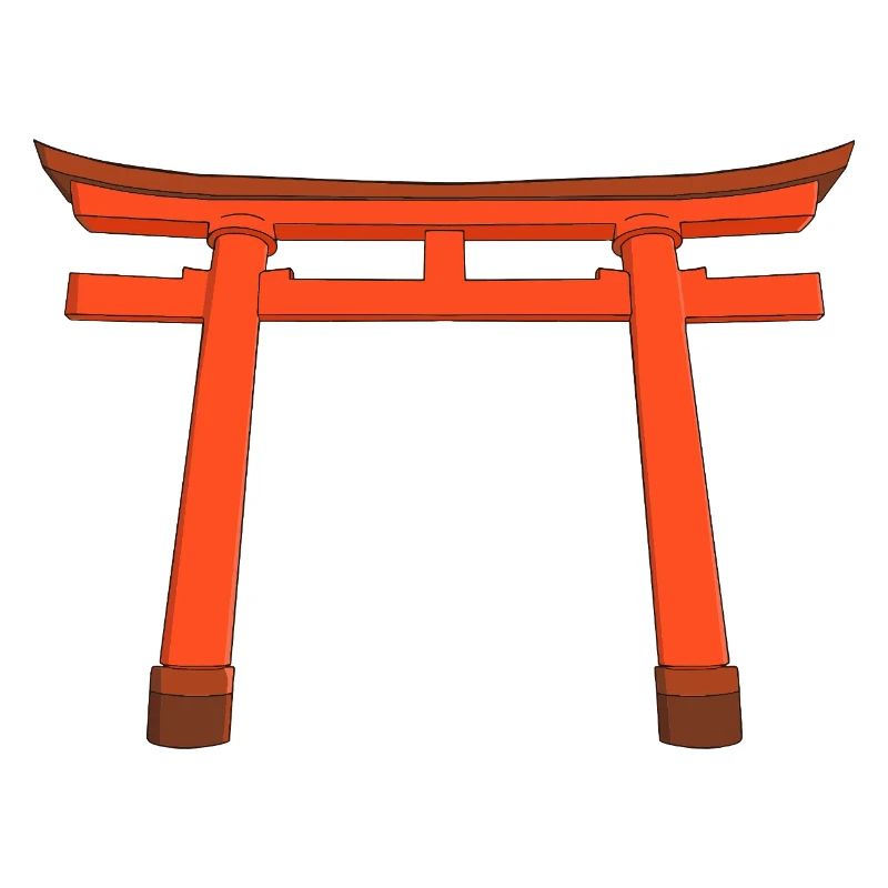 Vivid Torii Gate