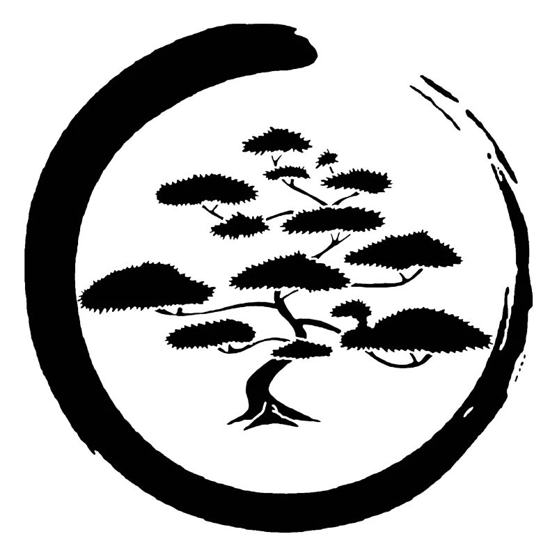 Black Japanese tree