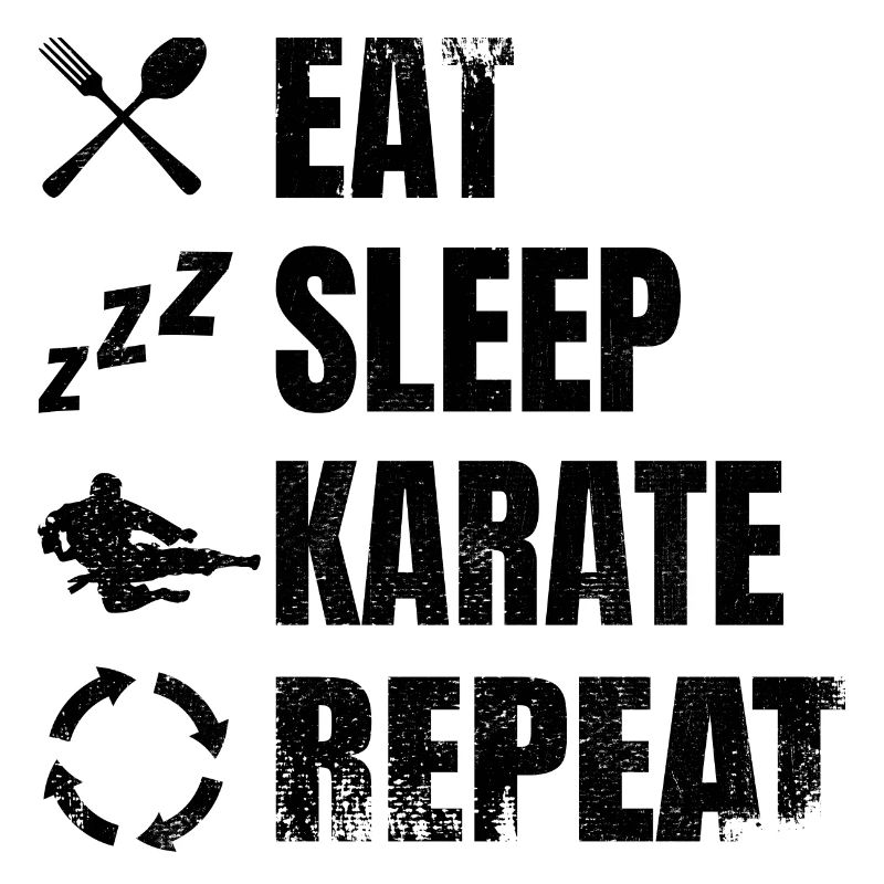 Routine de karatéka