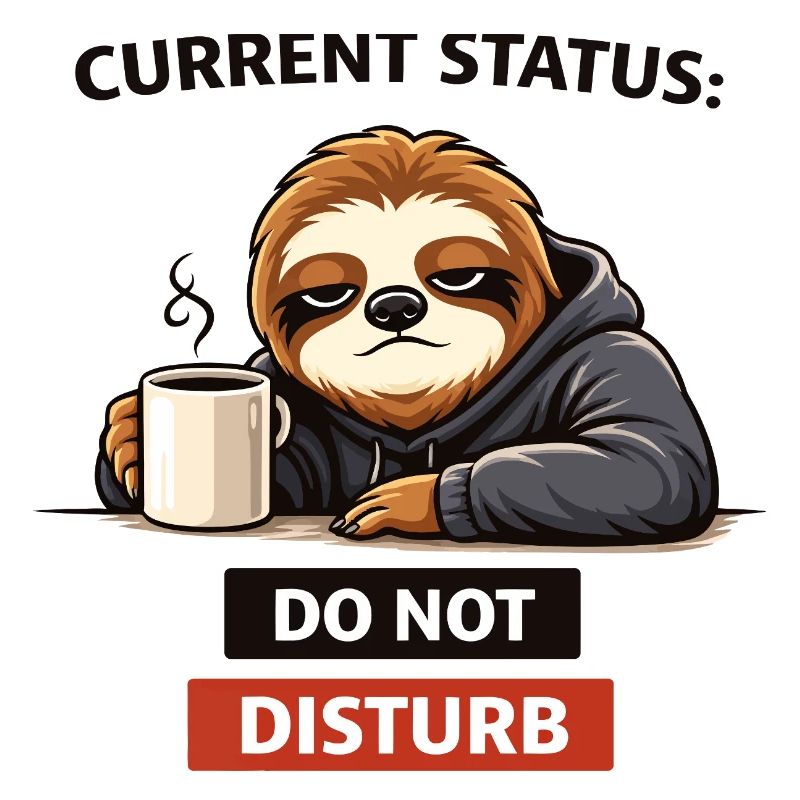 Sloth Do Not Disturb