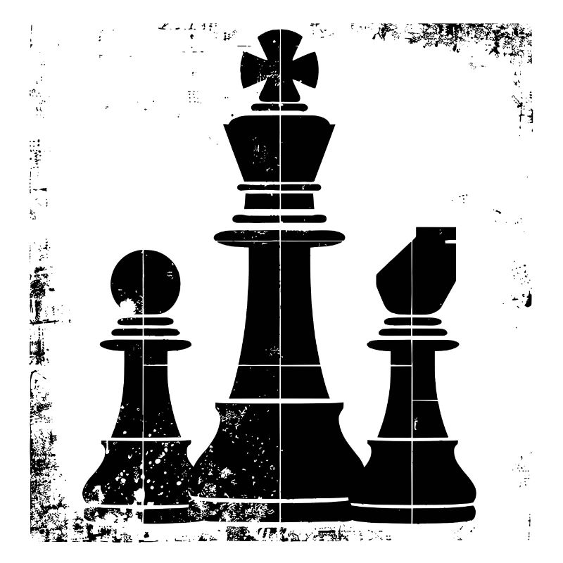 Dessin de pièces d’échecs