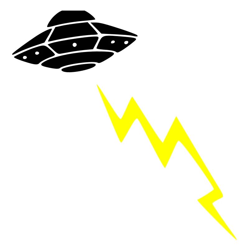 Invasion d’OVNIs, attaque éclair Vector extraterrestre