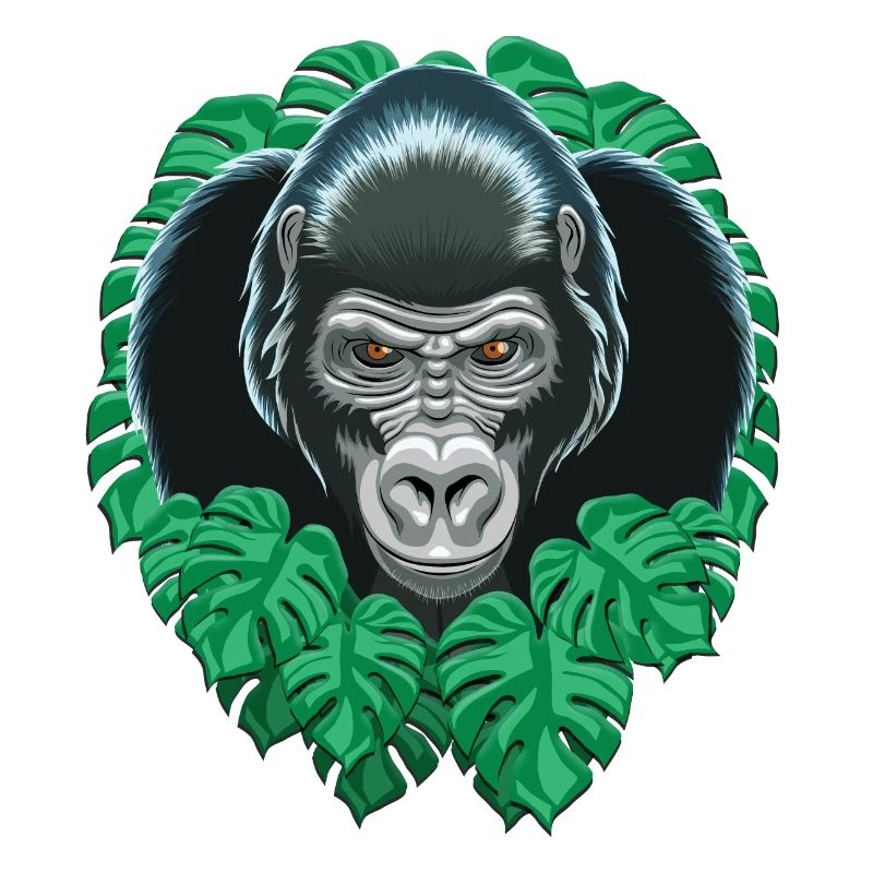 Gorilla head