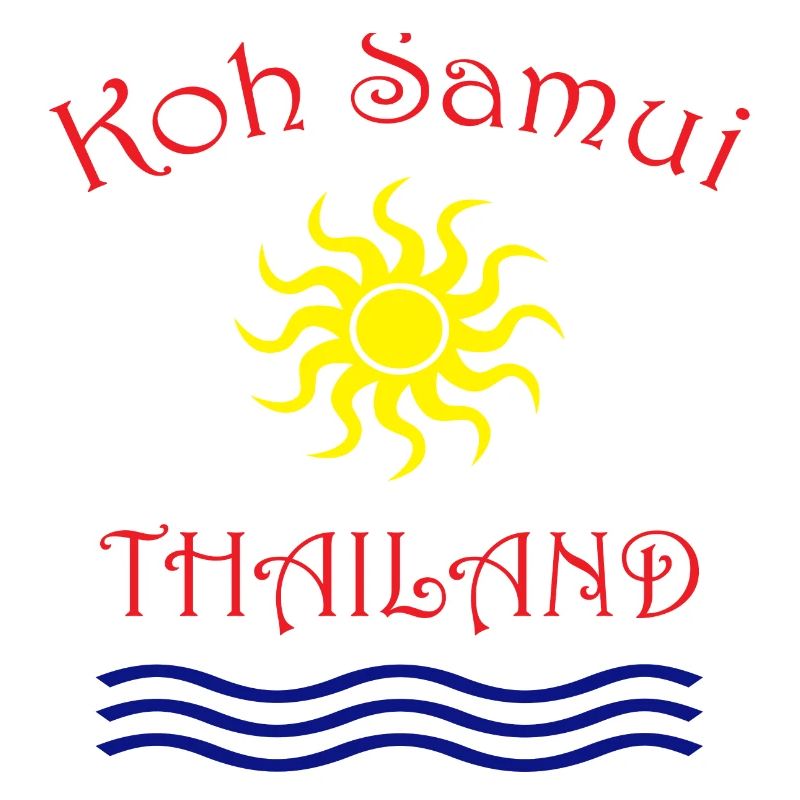Conception du soleil et des vagues de Koh Samui