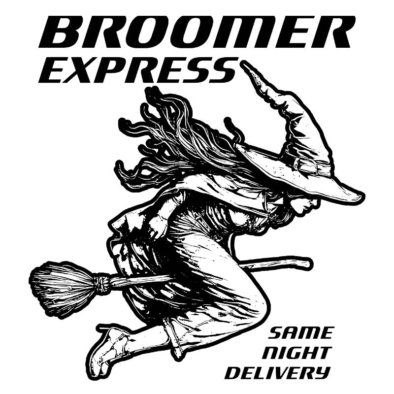 Witch Express Schwarzes Design