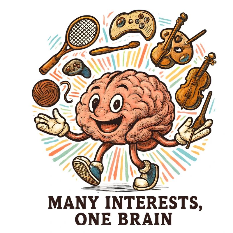 Versatile Brain: Many Passions ADHD ADHD