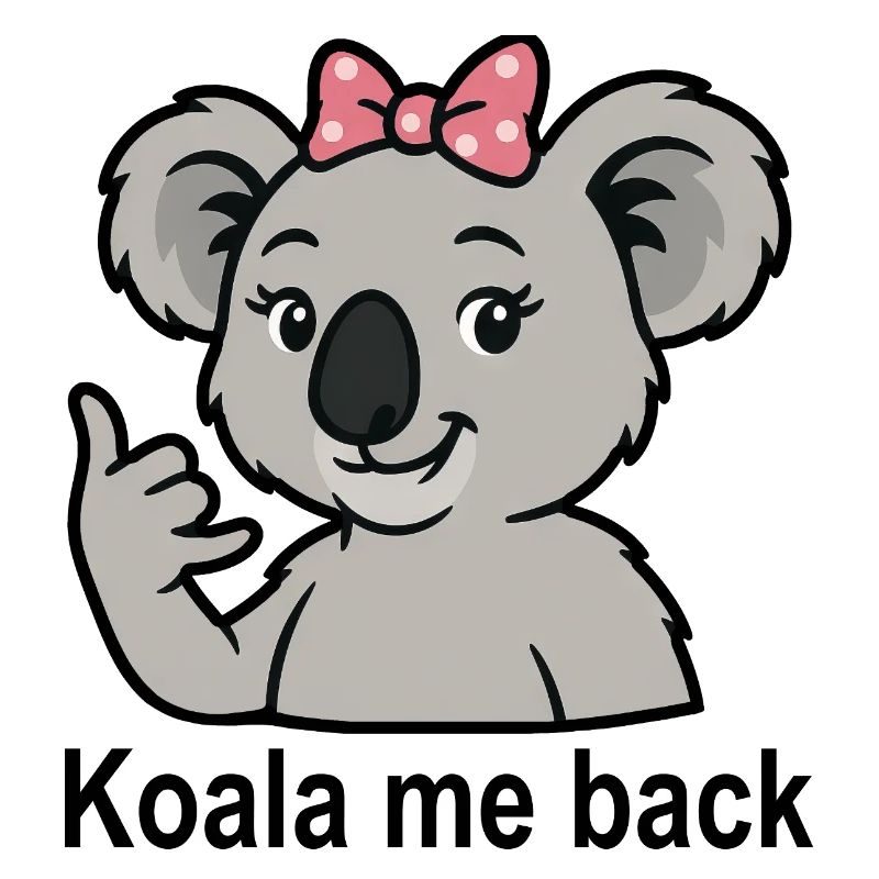 Koala Dire Appel Téléphone Mignon Koala