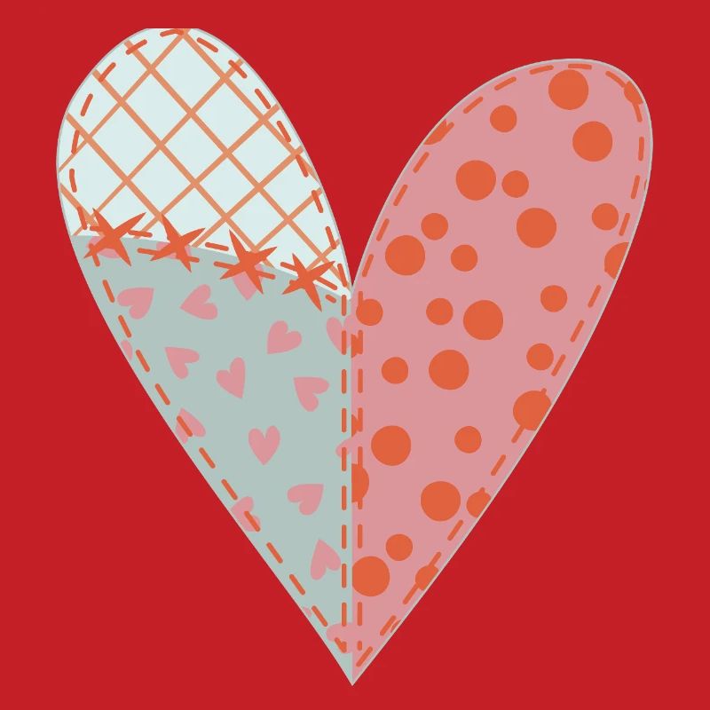 Patchwork Heart No11