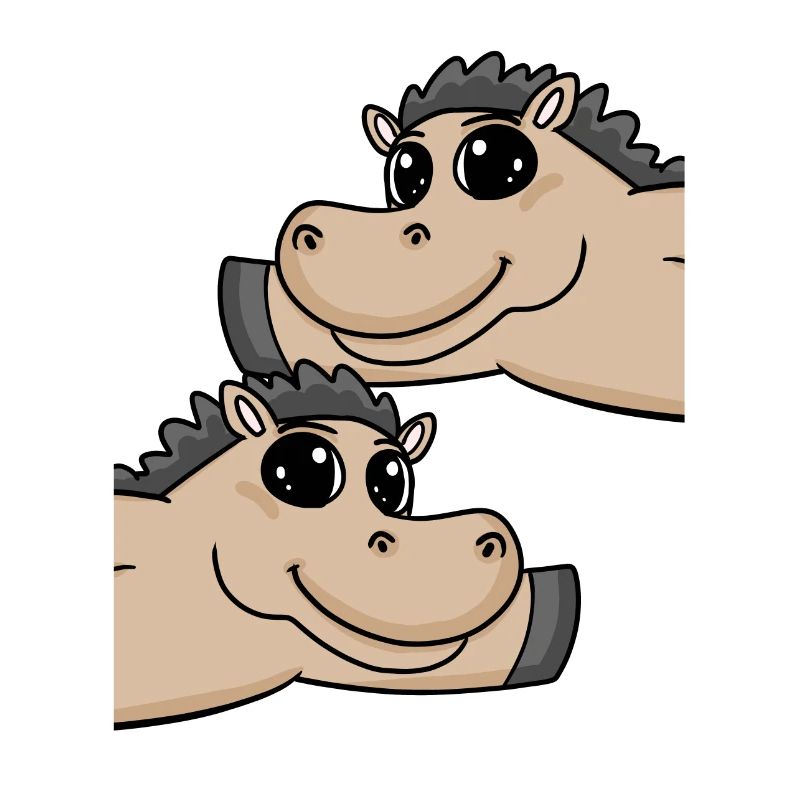 Chevaux à cheval
