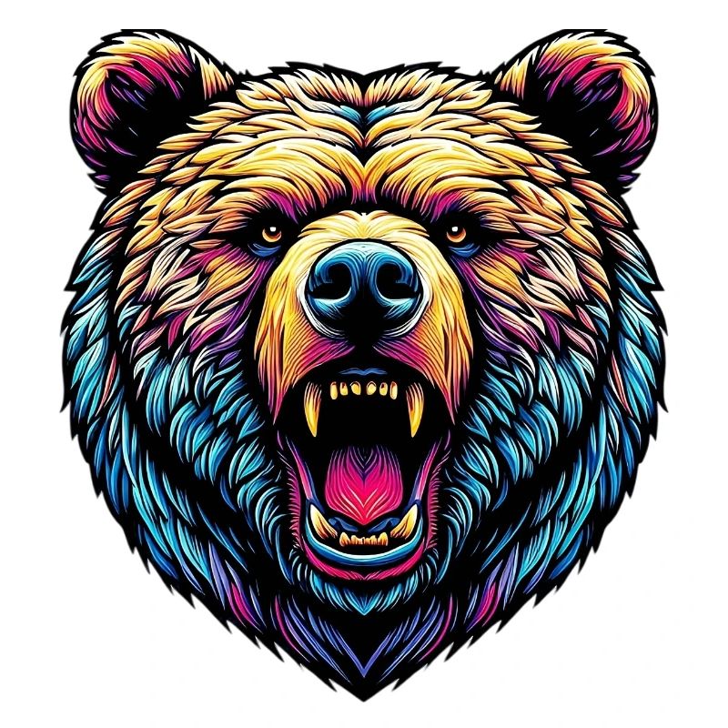 Angry Ferocious Bear