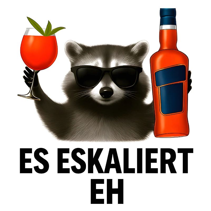 Es Eskaliert Eh Waschbär Spritz Party Geschenkidee