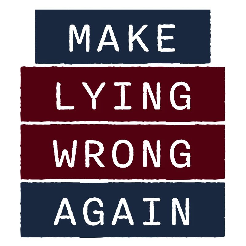Logo de déclaration politique « Make Fooling Wrong Again »