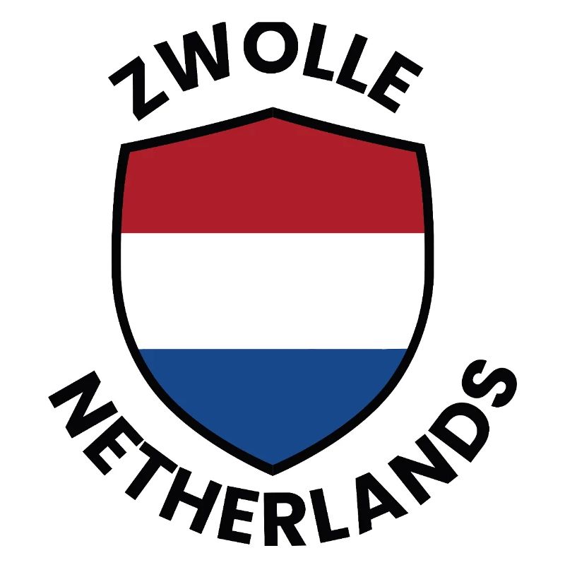 Bouclier du drapeau Zwolle