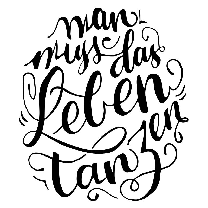 Mann muss das Leben Tanzen