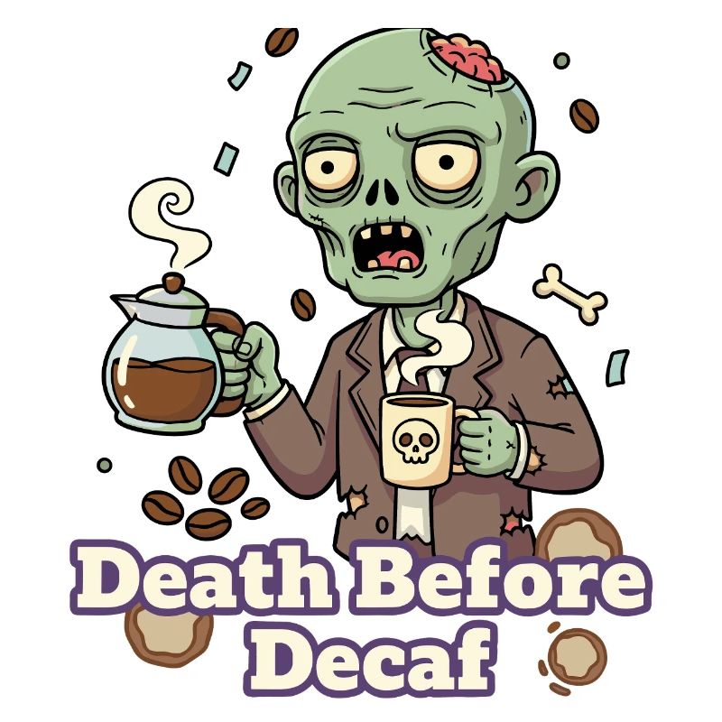 Zombie Coffee Death Before Decaf