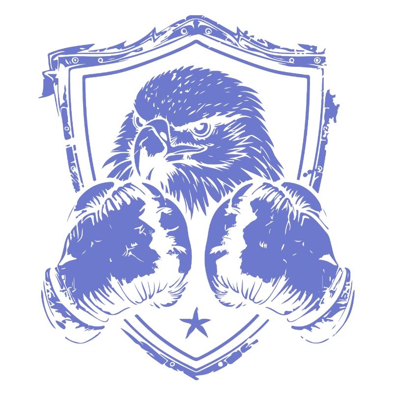 Conception du bouclier de l'aigle combattant