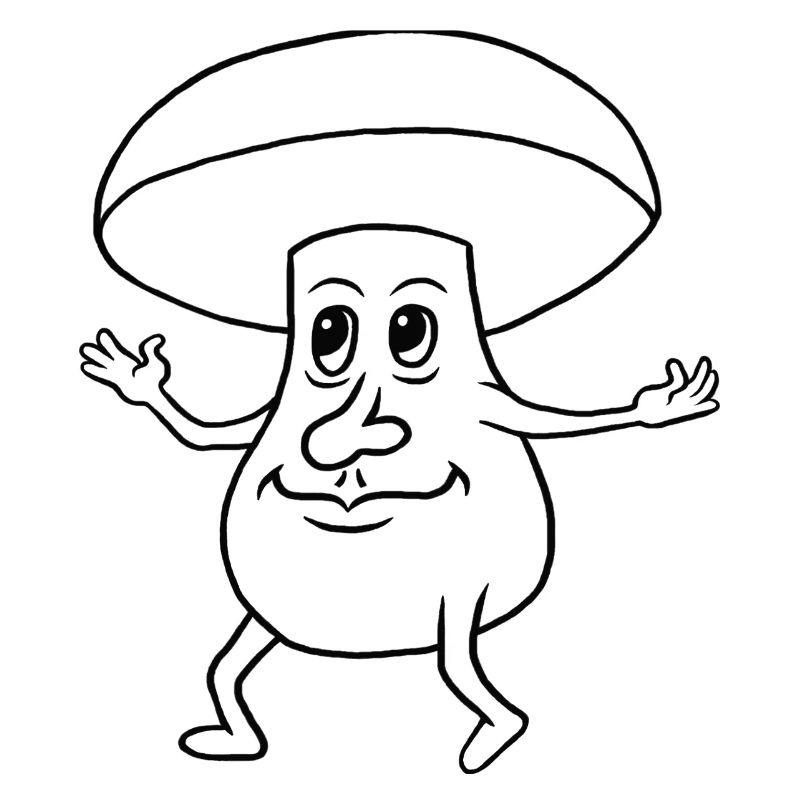 Champignon drôle