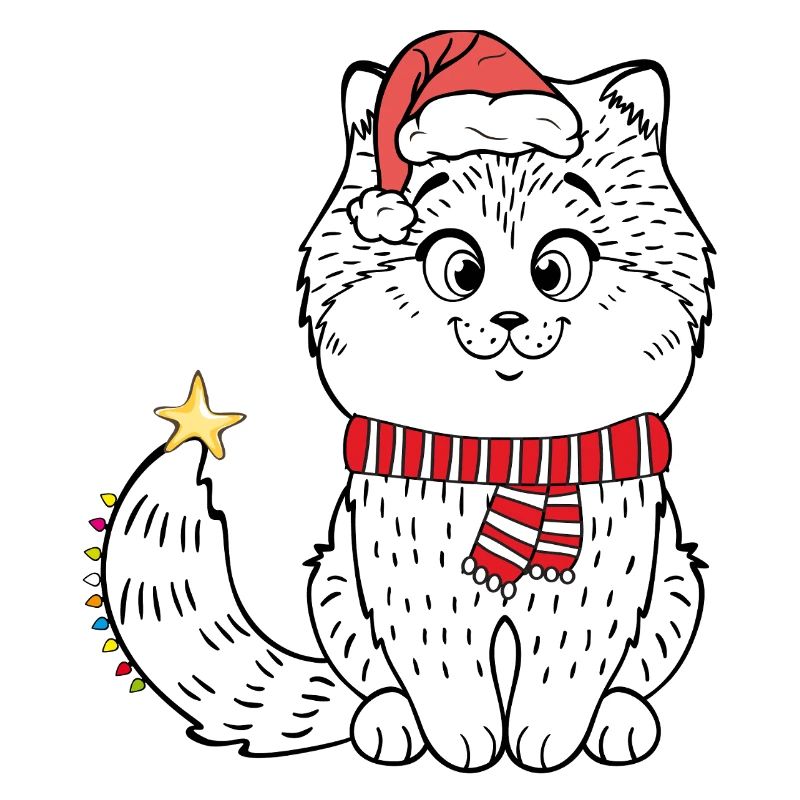 Chat de Noël