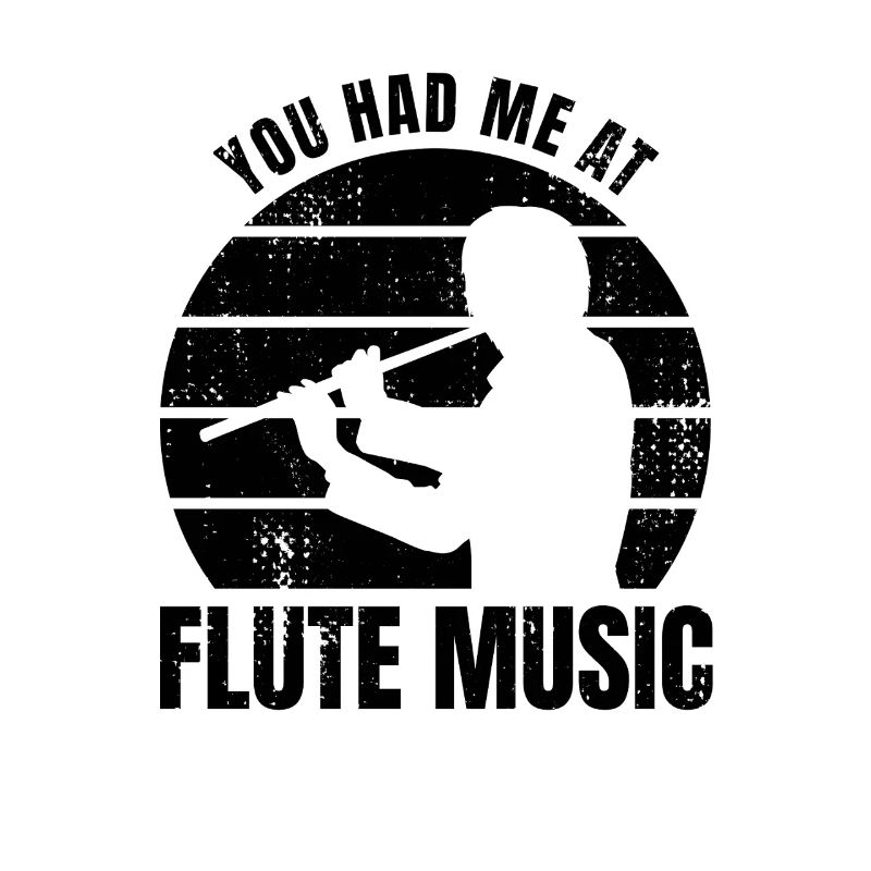 Funny Flute Player Saying