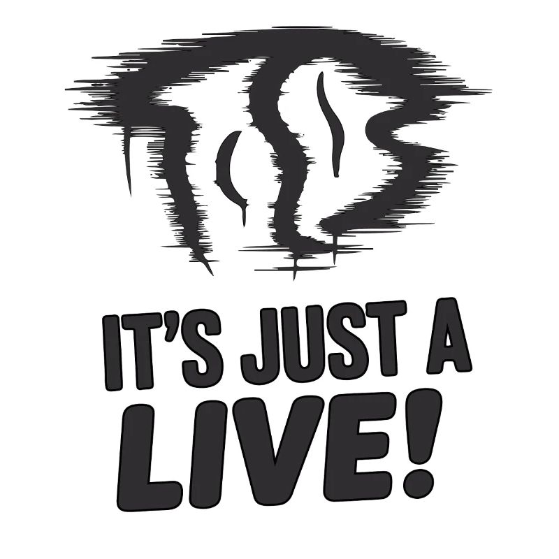 Vampire Bat Silhouette with Bold Slogan