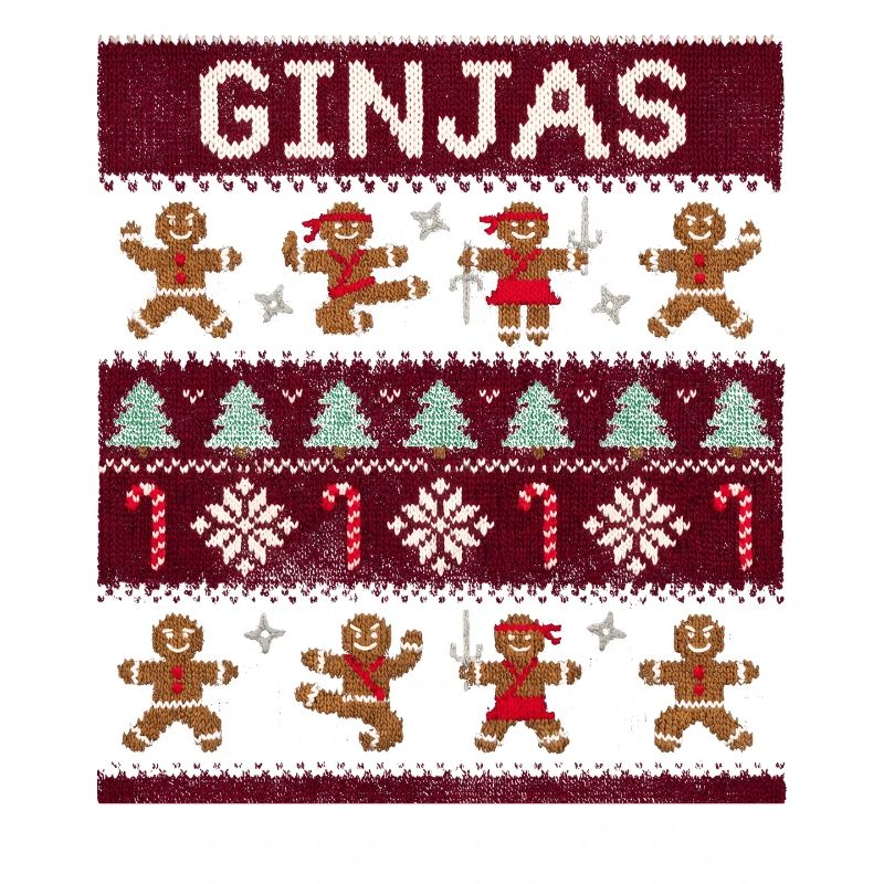 Ginjas Lebkuchen-Weihnachtspullover