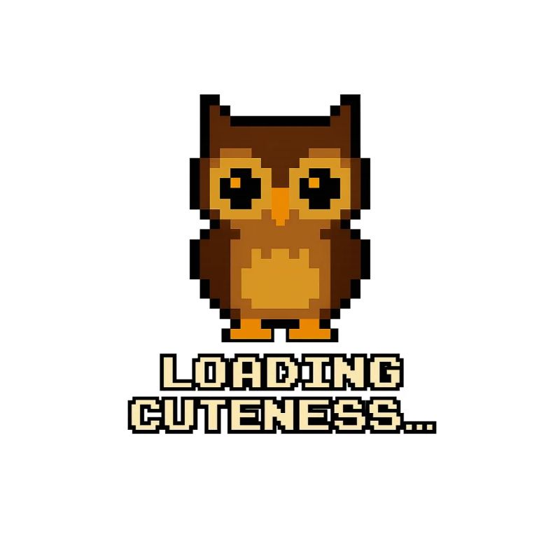 Pixel Owls Loading Cuteness