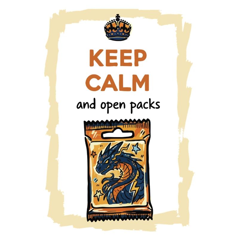 Keep Calm And Open Packs Sammelkarten-Booster-Pack
