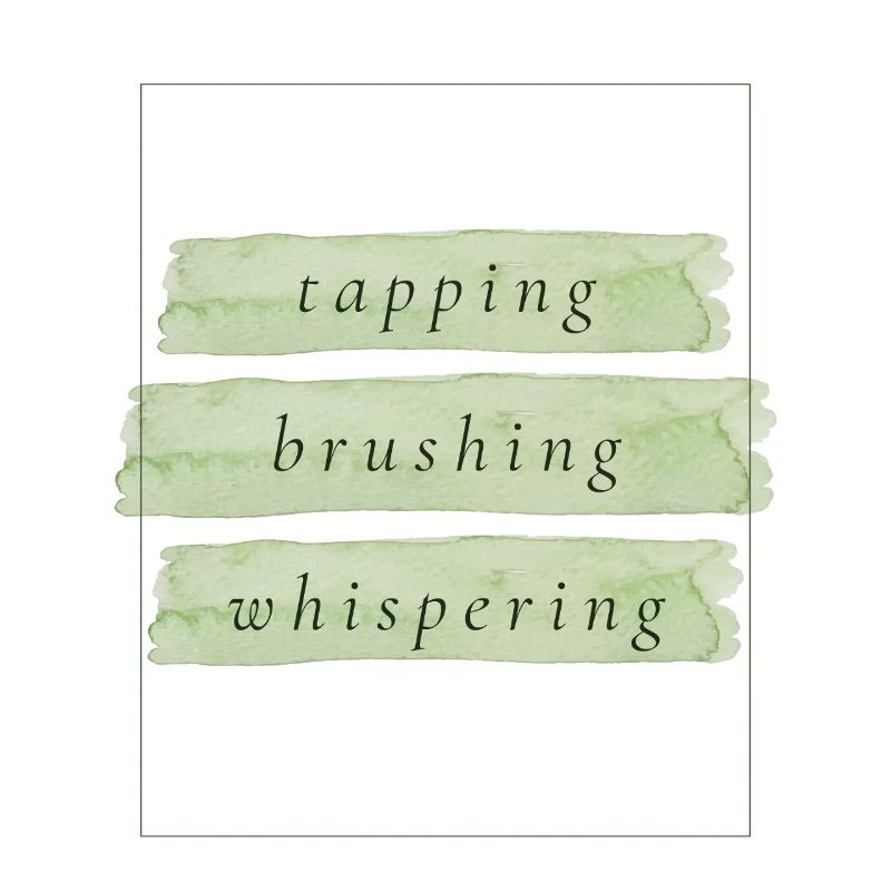 Tapping Brushing Whispering | ASMR Trigger Design