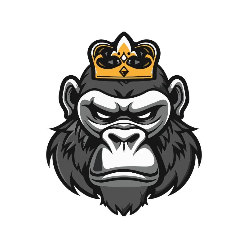 Gorilla Head Crown