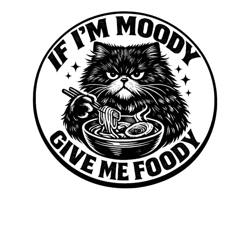 Bol de ramen Grummelkat Chat Grumpy Moody