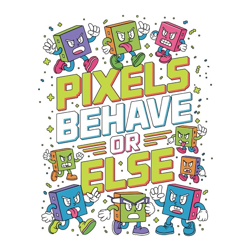 Les pixels du designer d’impression se comportent correctement, sinon le design visuel