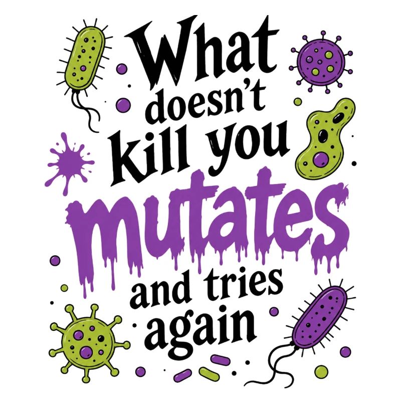What doesn't kill you mutates and tries again