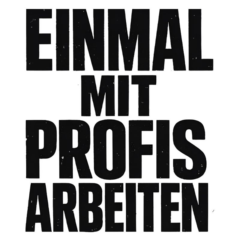 Alter! Katastrophe - einmal mit Profis arbeiten