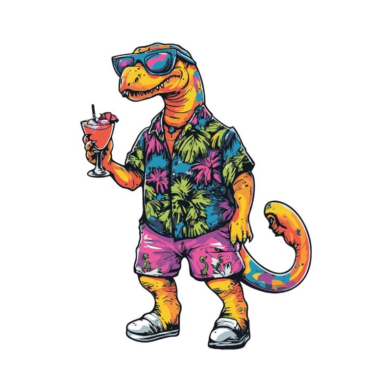 Dinosaur brontosaurus Comic Summer