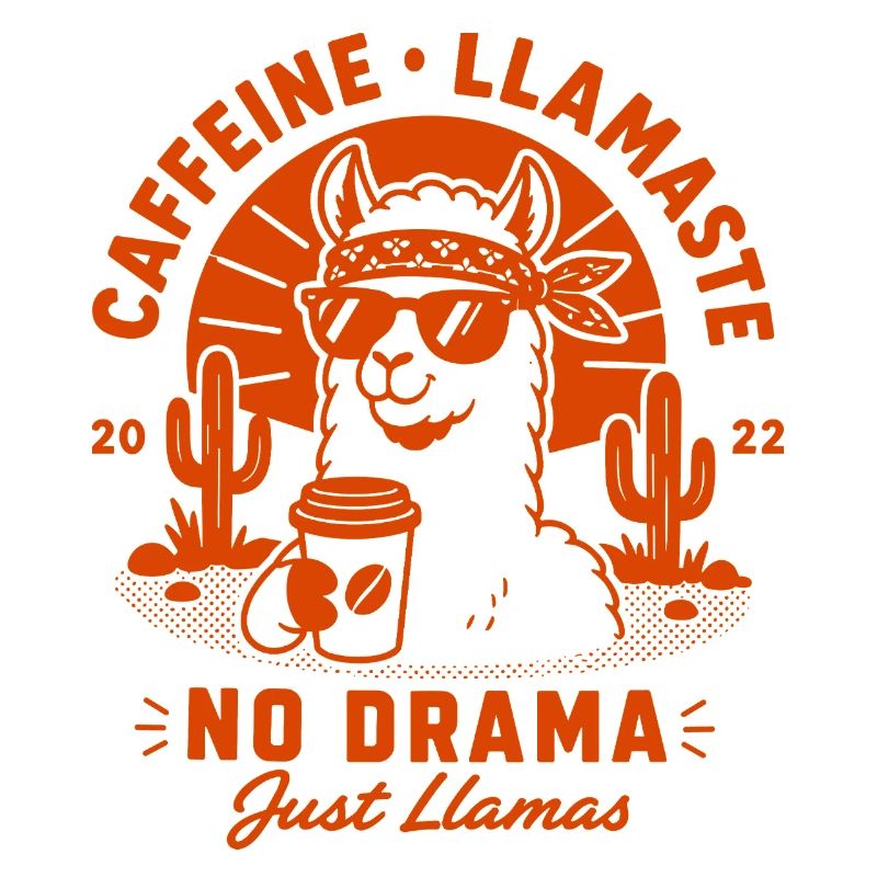 No Prob Llama Chill Spruch