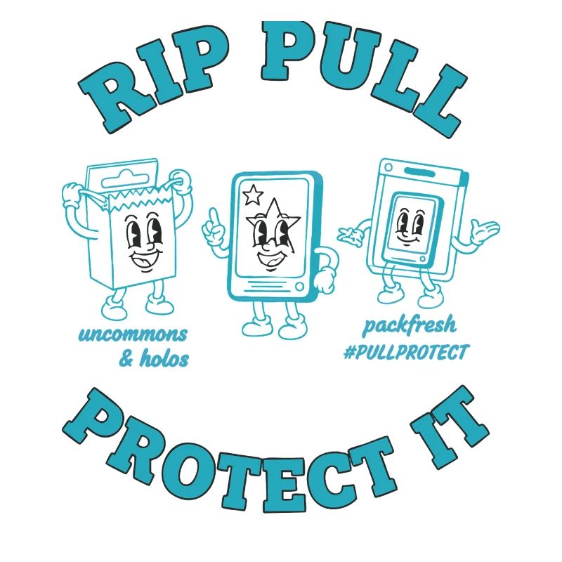 Collection de cartes à collectionner Rip Pull Protect It