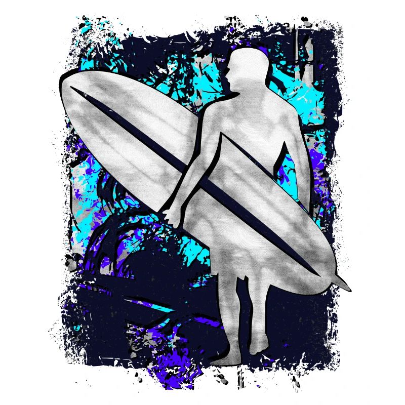 Surfer - surfing - surfboard - surfing