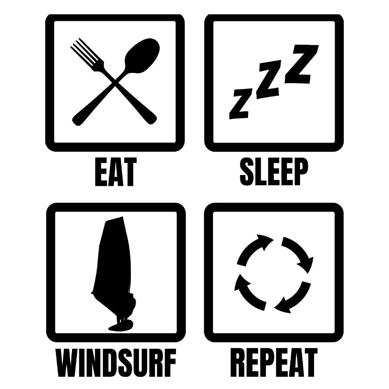 Routine de planche à voile