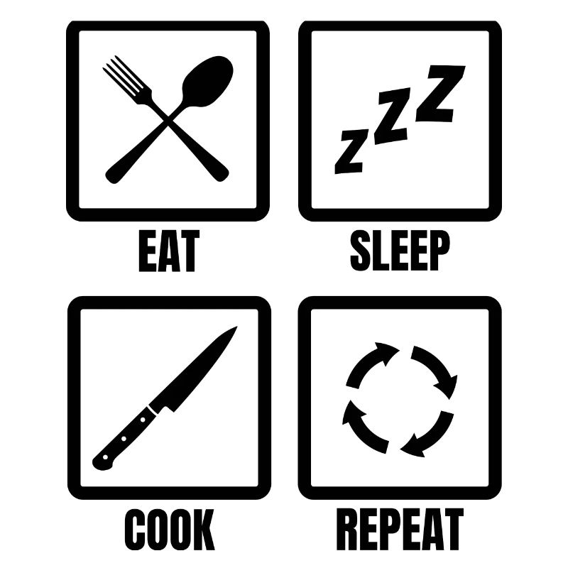 Kochen Tägliche Routine