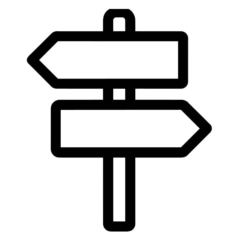 panneau directionnel