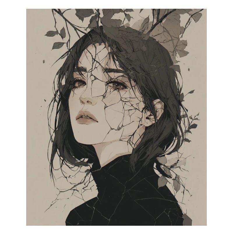 Broken Sheet Portrait