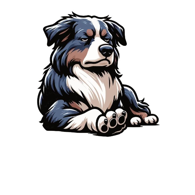 Sprich mit der Pfote Australian Shepherd Aussie 
