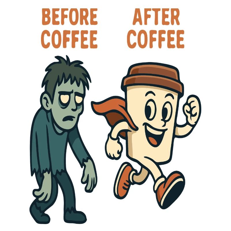 Before Coffee After Coffee