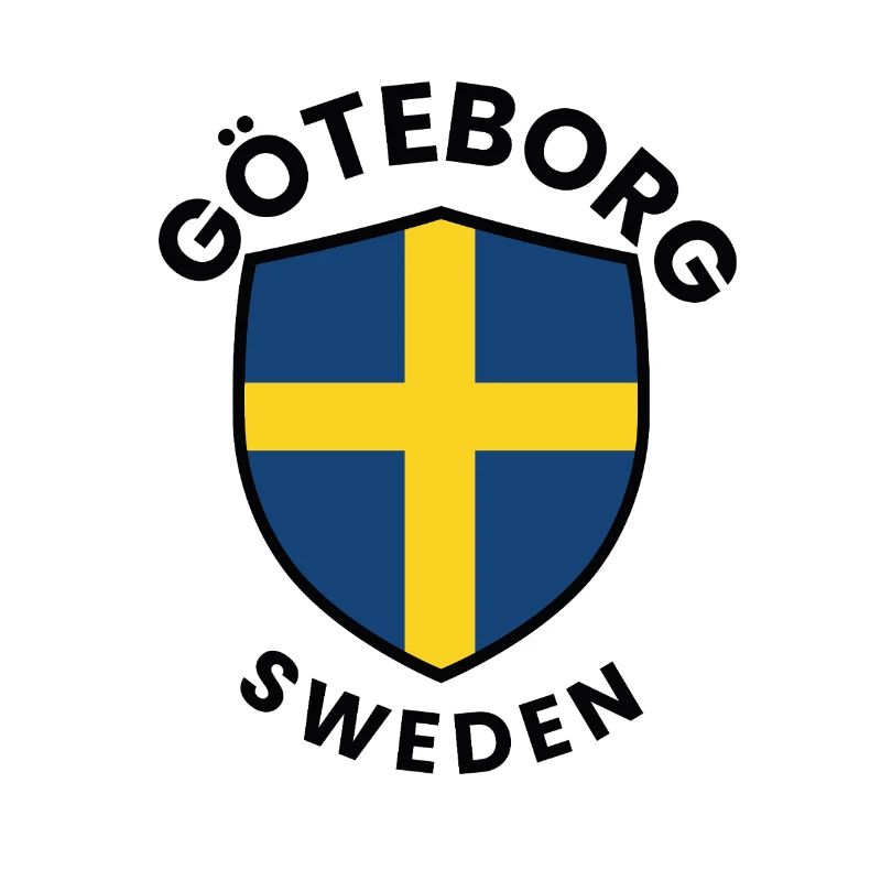 Bouclier du drapeau de Göteborg