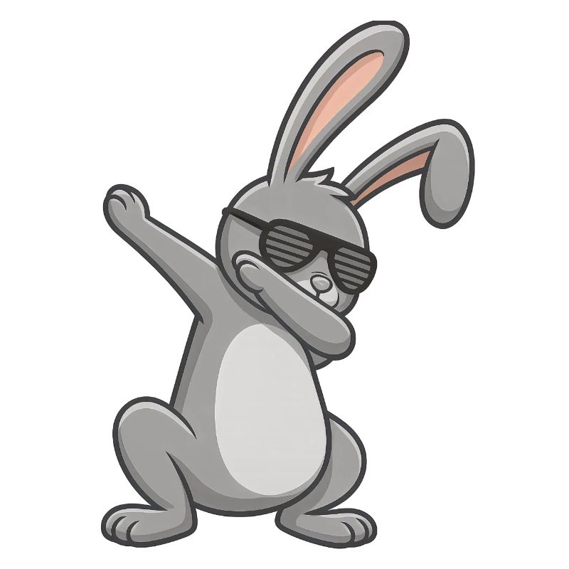Easter Bunny Dab Easter Dabbing Bunny