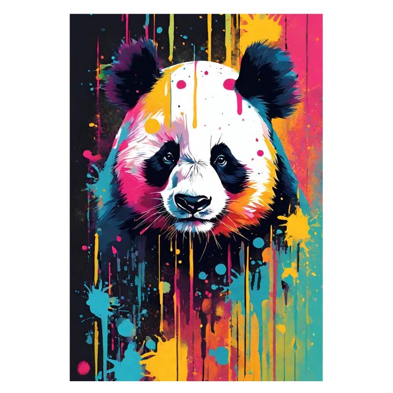 Explosion de Couleur Panda